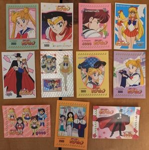 Vintage Sailor Moon Trading Stickers